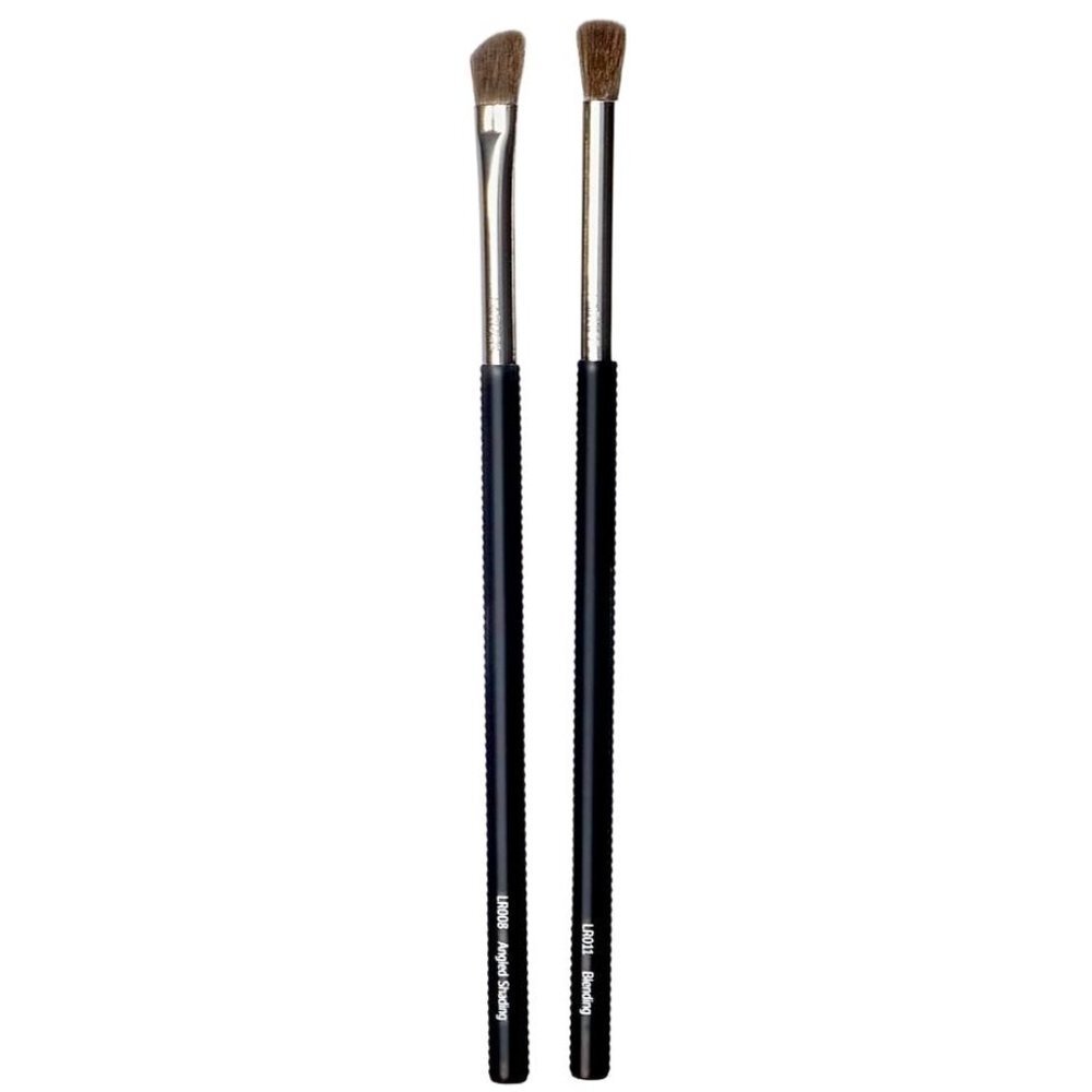 Laruce Eyeshadow Brushes Duo Shadow Angled Shading LR008 Blending LR011 Midnight